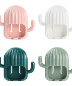 Поставка за четки за зъби за стена Кактус