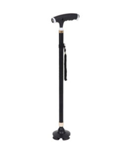 Сгъваем телескопичен бастун с фенерче