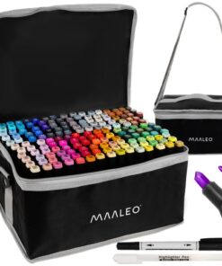 Двустранни маркери комплект 168 бр. Maaleo