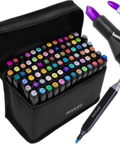 Двустранни флумастери комплект 80 бр. 22811 Maaleo