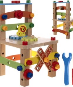 Дървен монтажен стол за деца Kruzzel 22506