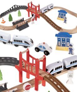 Дървена железница коловоз Kruzzel 22646