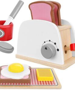Дървена играчка тостер Kruzzel 22435