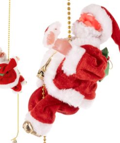 Дядо Коледа на въже Коледна украса Ruhhy 22502