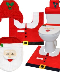Килим за баня Коледен комплект Ruhhy 22360