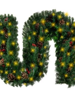 Коледен гирлянд за елха 2.7м с LED лампички Ruhhy 22322