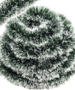 Коледен гирлянд за елха Заскрежен 6м Ruhhy 22310