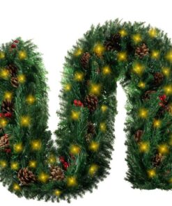 Коледна гирлянда за елха 2.7м HQ с лампички Ruhhy 22325