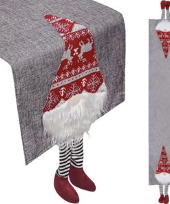 Коледна топ покривка с джудже 180x33см Ruhhy