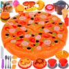 Комплект детски храни играчки с пица и сандвичи Kruzzel