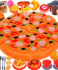 Комплект детски храни играчки с пица и сандвичи Kruzzel