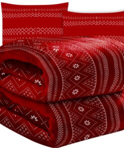Меко коледно одеяло с 2 калъфки за възглавници Ruhhy 22594