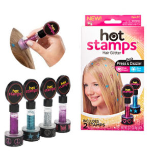Цветни печати за декорация на коса HOT STAMPS