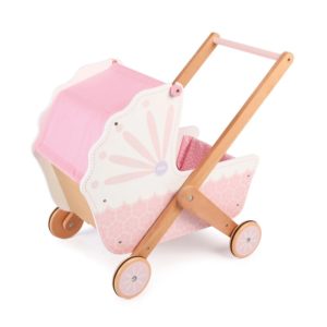 Детска дървена количка за кукли Bigjigs