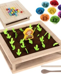 Дървен пъзел за деца Ферма Kruzzel 22755