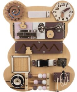 Дървена образователна дъска мече Kruzzel