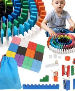 Дървено цветно домино 360 части Kruzzel