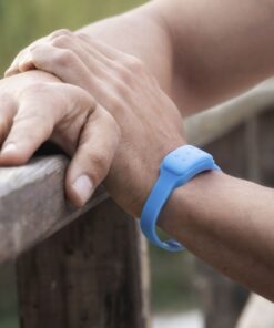 Силиконова гривна против комари в синьо InnovaGoods