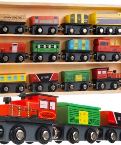 Дървена железница 12 части Kruzzel 23522