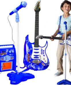 Електрическа китара с микрофон и усилвател Kruzzel