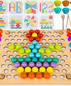 Пъзел от дървени мъниста Kruzzel 22403