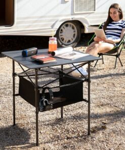 Сгъваема къмпинг маса с кошница и калъф InnovaGoods