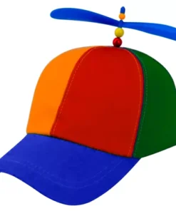 Детска шарена шапка с перка Malatec