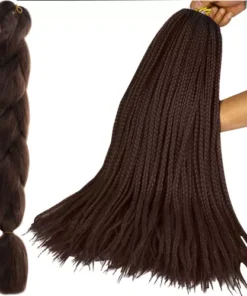 Изкуствена коса кафяви плитки Soulima 23567