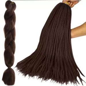 Изкуствена коса кафяви плитки Soulima 23567