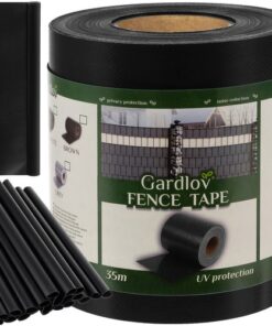 Лента за ограда в черно 19cmx35m Gardlov