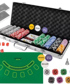 Покер комплект от 500 чипа в кутия HQ 23529