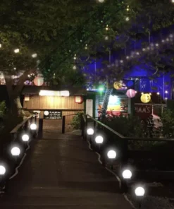 Соларна градинска лампа Топка 6 бр