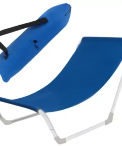 Плажен шезлонг туристически сгъваем 23563