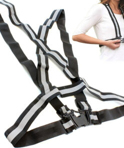 Светлоотразителен колан жилетка за колело