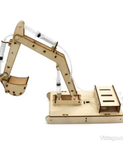 Дървен хидравличен багер за игра