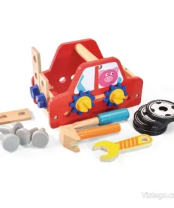 Дървен конструктор кола за детско сглобяване