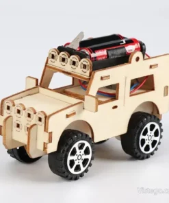 Дървен конструктор за сглобяване и игра