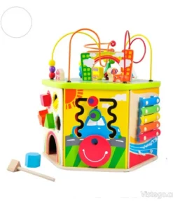 Дървена дидактическа играчка - хексостен