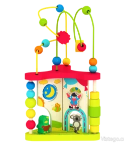 Дървена дидактическа кула за игра