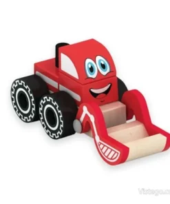 Дървена играчка за сглобяване - багер