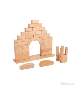Дървена римска арка за строителни игри
