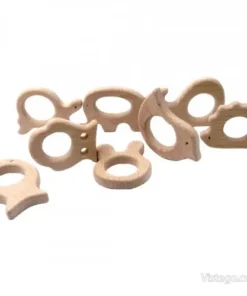 Дървени гризанки за бебе с удобен захват