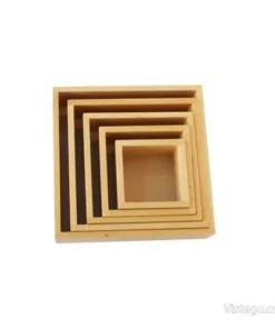 Дървени кутии за вгнездяване за игра