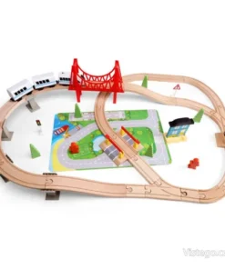 дървени релси за влакче