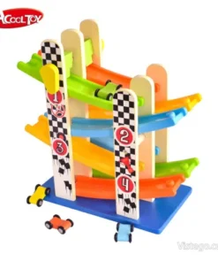 Двойна писта с колички за забавно спускане