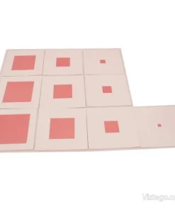 Карти за розова кула Монтесори