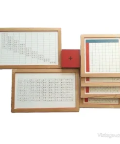 Комплект дъски за събиране Монтесори
