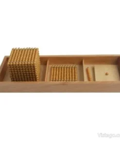 Комплект златни мъниста за броене