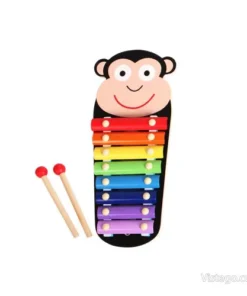 Ксилофон играчка с маймунка за деца
