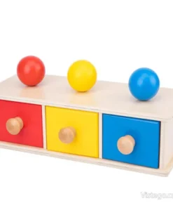 Кутия с чекмеджета за игра и учене